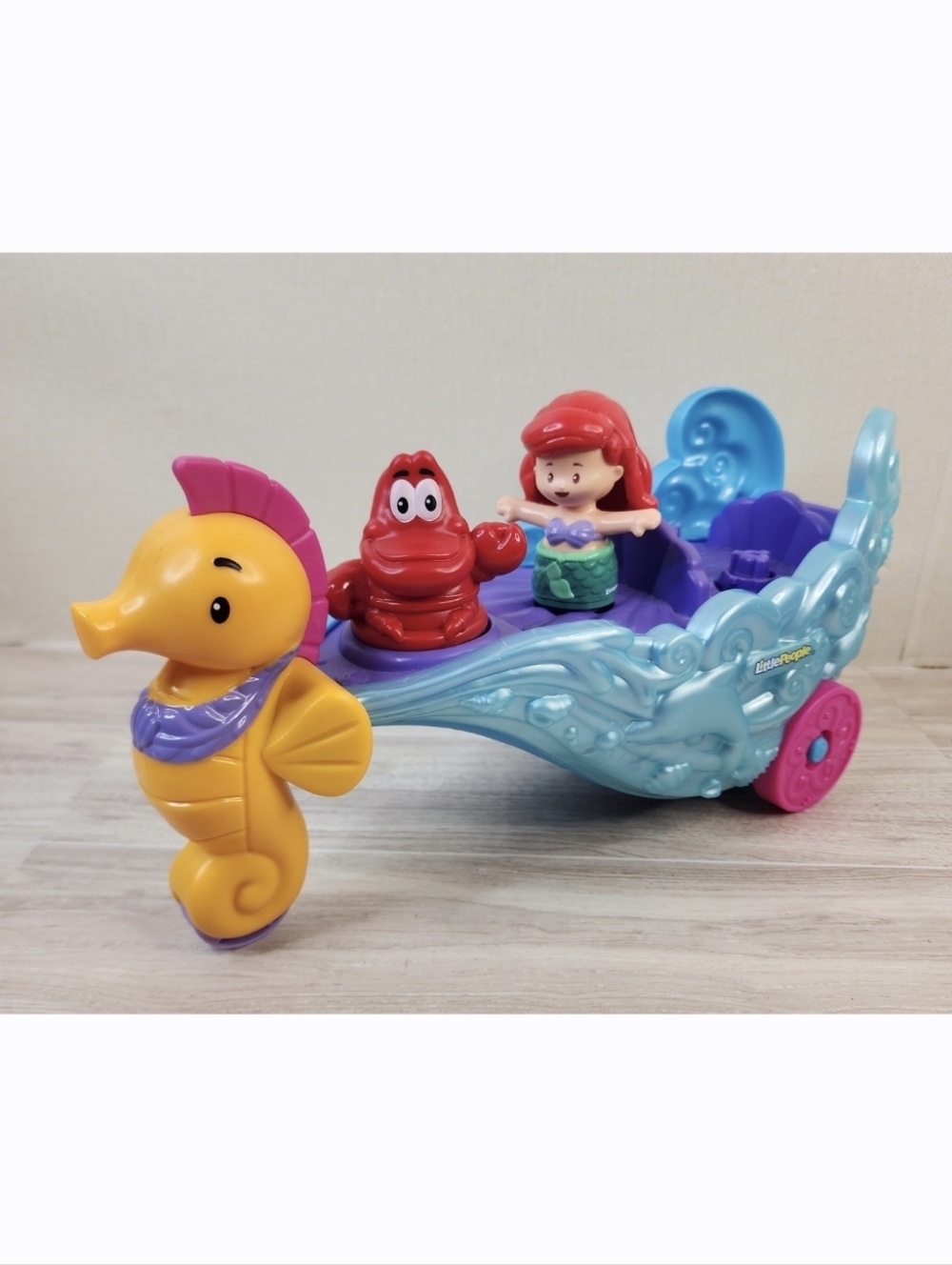 Fisher-Price Little People Ariel Seahorse Carriage Playset